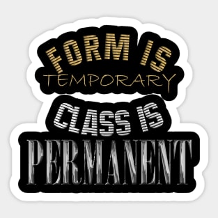 Form is Temporary... Sticker